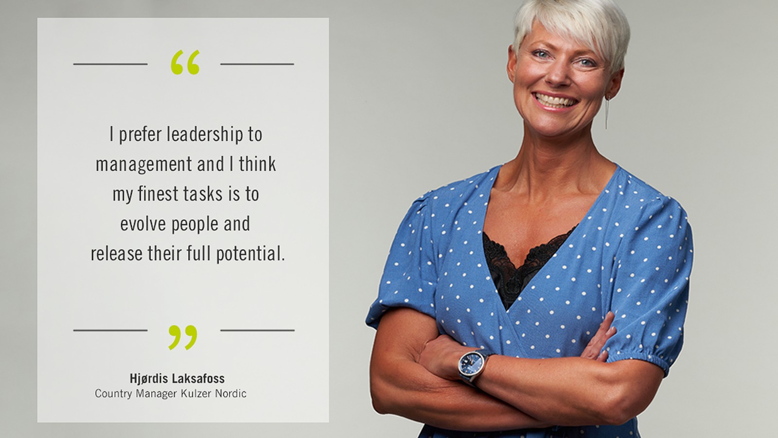 Hjørdis Laksafoss, Country Manager Kulzer Nordic