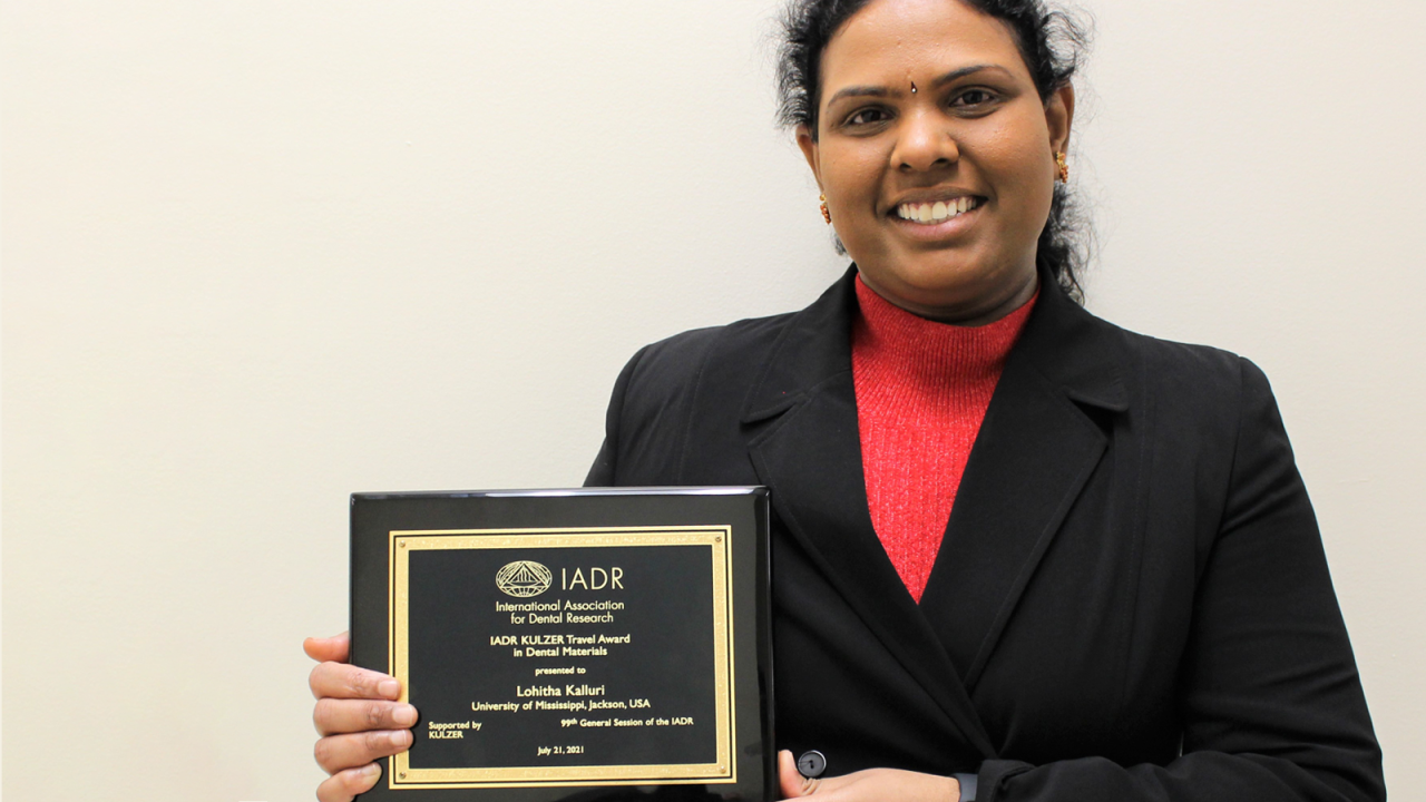 Lohitha Kalluri , winner of the Travel Award 2021