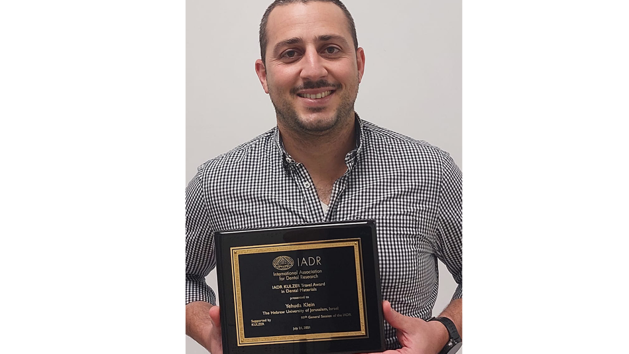 Yehuda Klein, winner of the Travel Award 2021